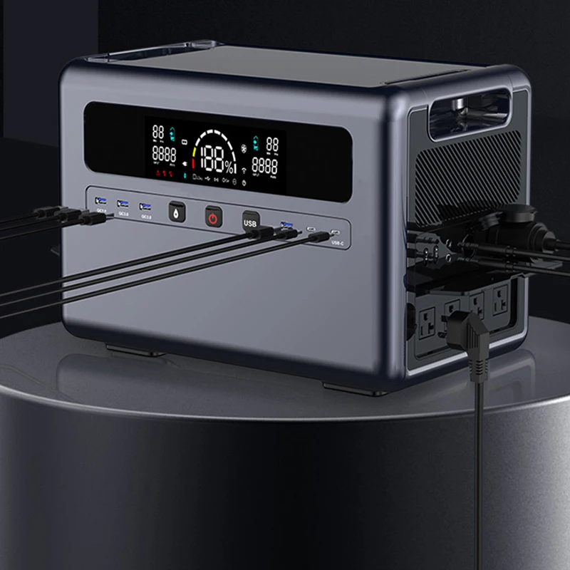 110V 220V モバイルホーム 屋外用 3000W 3600W 4000W 4800W Lifepo4バッテリー AC電源ステーション 積み重ね可能なソーラーポータブル発電機