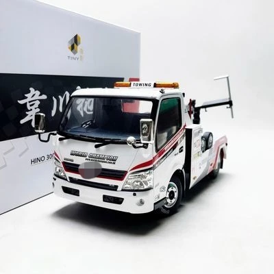 ミニカー tiny 1/18scale HINO 300 Tiny 1/18 HINO 300 Hong Kong Weichuan Trailer Road Clearing