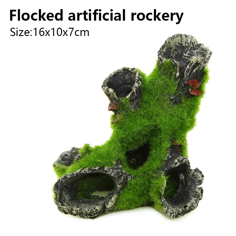 Resin Breeding Hiding Cave Simulation Shrimp Cave House Decorative Props Tree House Shelter Crafts Arts for Aquarium Landscaping image 2