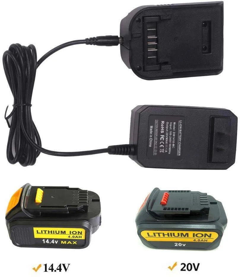 Newest Battery charger for Dewalt 14.4V 18V 20V Li-ion battery DCB201 DCB200 DCB203 DCB205 DCB206 DCB181, DCB180 DCB182 DCB183