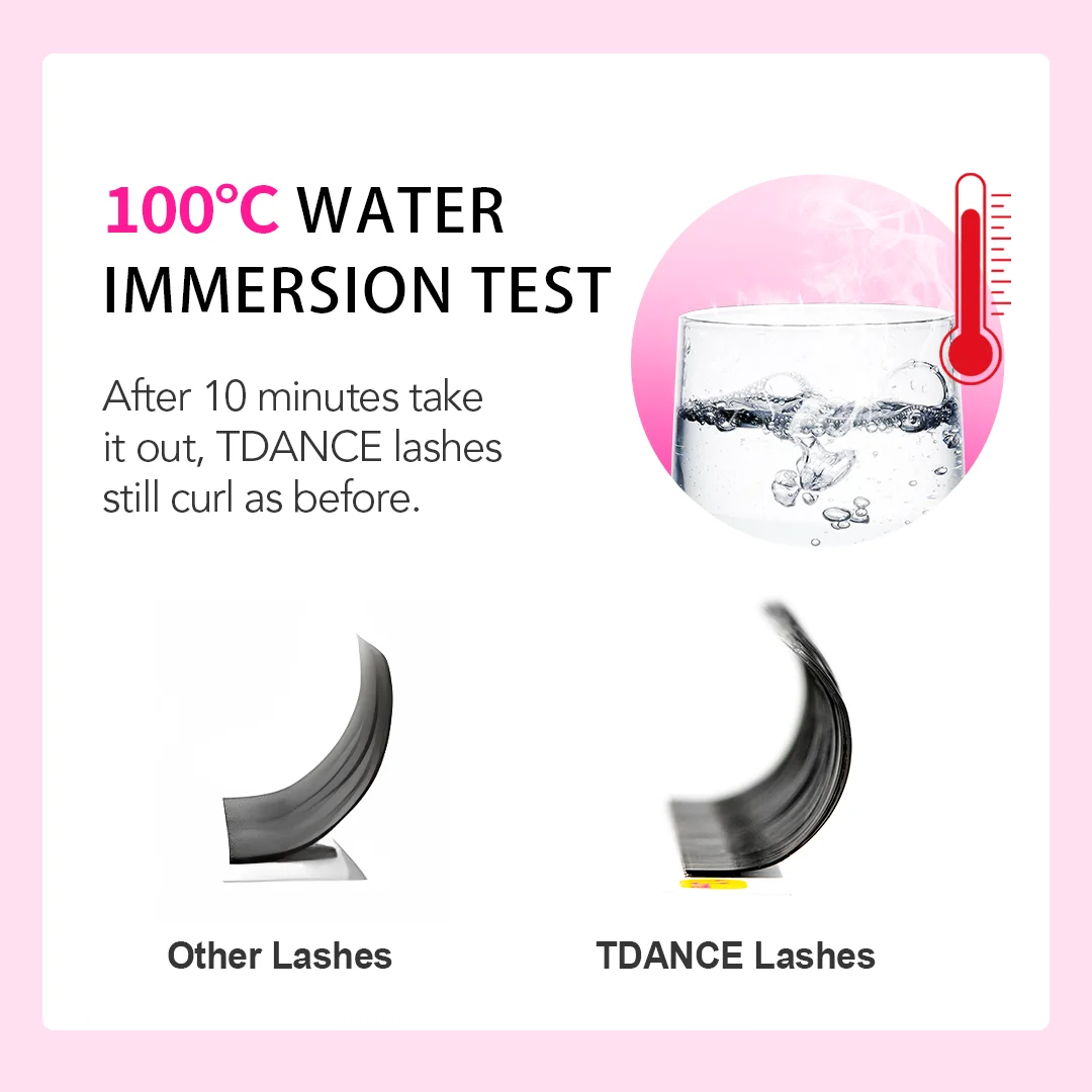 TDANCE YY Eyelashes Extension Two Tip 0.05/0.07 C/D Soft Light Natural Makeup Net Cross Individual Premium Mink False Eyelash