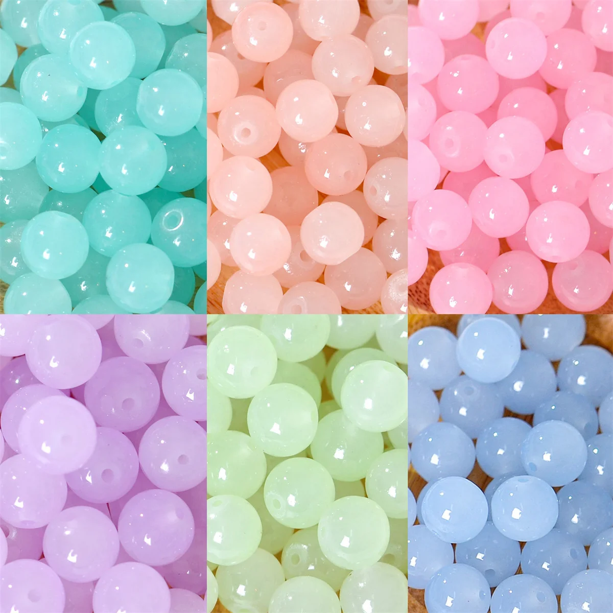 50Pcs 8mm Synthetic Lilac Rock Quartz Beads Faceted Purple Crystal Beads For Bracelets Necklace Jewelry Finding Making Beads