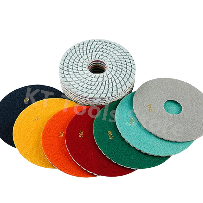 Imagem -05 - Polimento Diamante Molhado para Granito Concreto Polidor de Pedra Disco de Lixa Durável e Eficiente 10in 250 mm 1pc