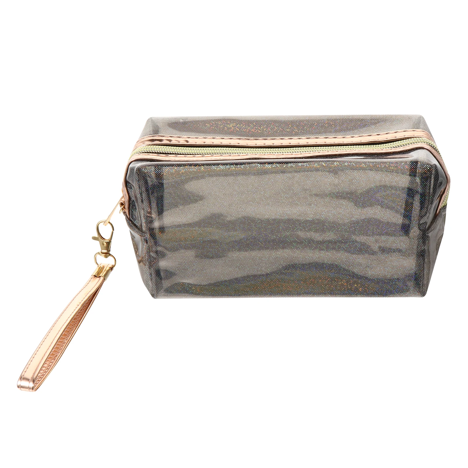 

1pc Waterproof Pvc Makeup Pouch Travel Toiletry Bag Portable Washing Bag Multifunction Storage Organizer Durable For