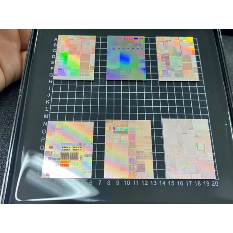 CPU Bare Die IC Chip - Semiconductor Wafer for DIY STEM Education, Graduation Gift & Exhibition Souvenir