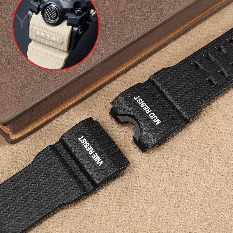 حزام ساعة مقاوم للماء ومقاوم للعرق GWG1000 لساعة كاسيو جي شوك Mudmaster الجيل الأول من السيليكون للرجال
