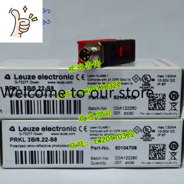 

Новый фотоэлектрический датчик Leuze PRK3CL1.A3/4T-M8, аналог PRKL 3B/6.22-S8 (снято с производства)