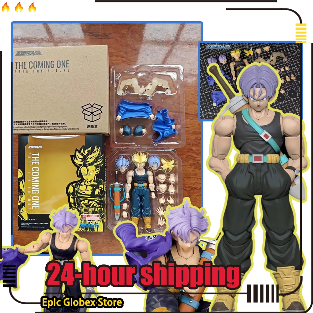 

In Stock Demoniacal Fit Dragon Ball Z SHF Super Saiyan SSJ Trunks The Boy Man OF Tomorrow Future Anime Action Figure Model Gifts
