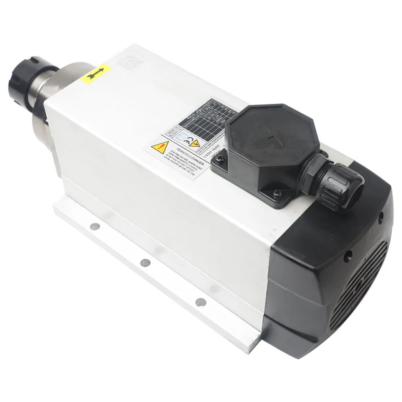 For square air-cooled spindle ER32 machining center 24000 rpm high-speed motor engraving machine accessories