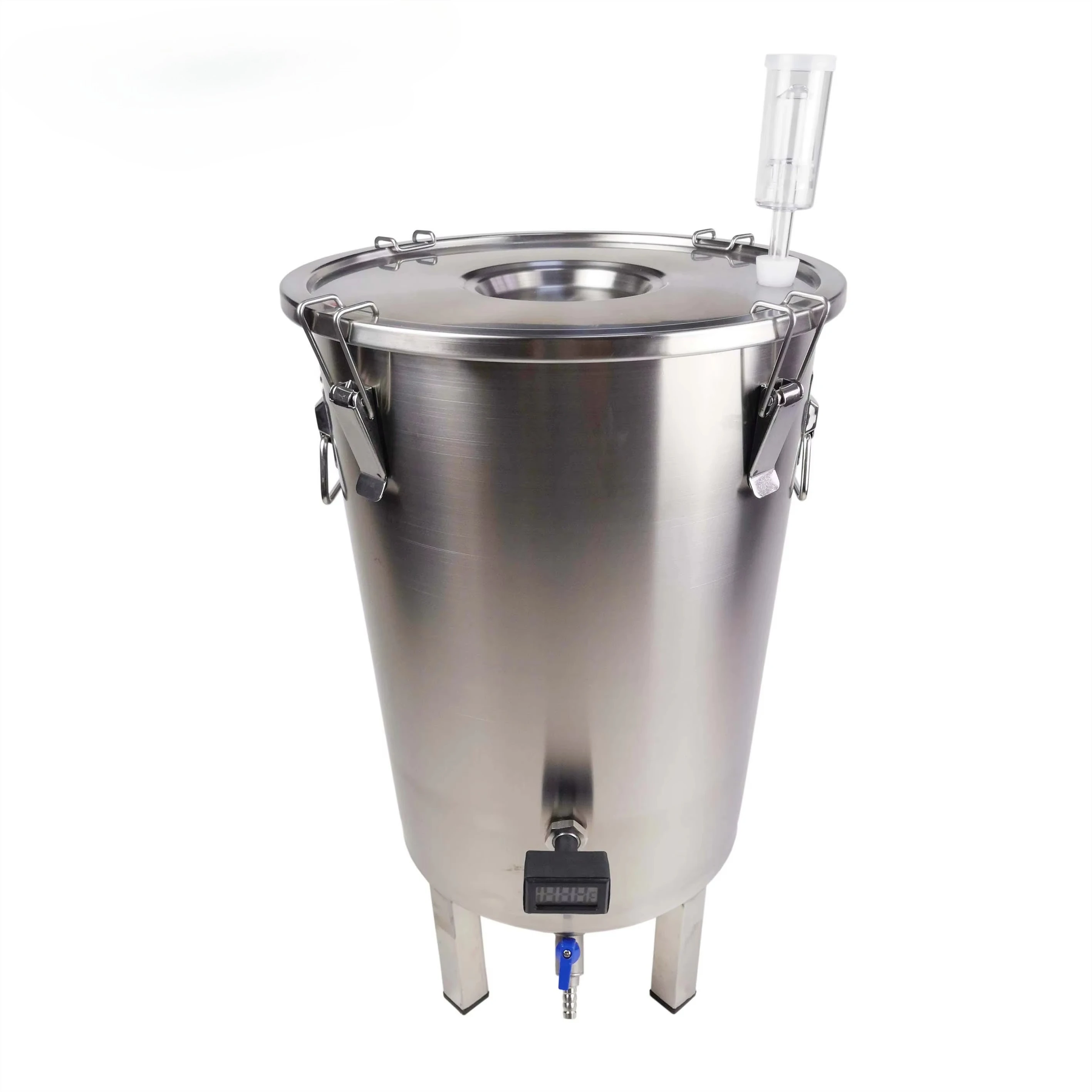 26.5L Home Brewing Equipment Beer Brewery Equipment Stainless Steel Conical Fermenter Tanks