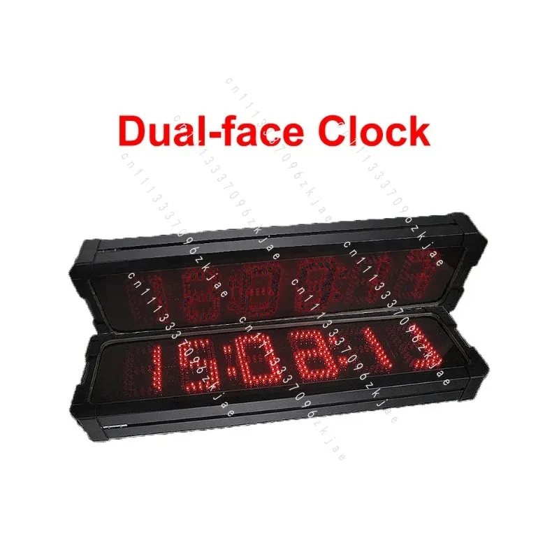 Dual Face Wall Clock,Waterproof Digital Countdown Timer, Clock