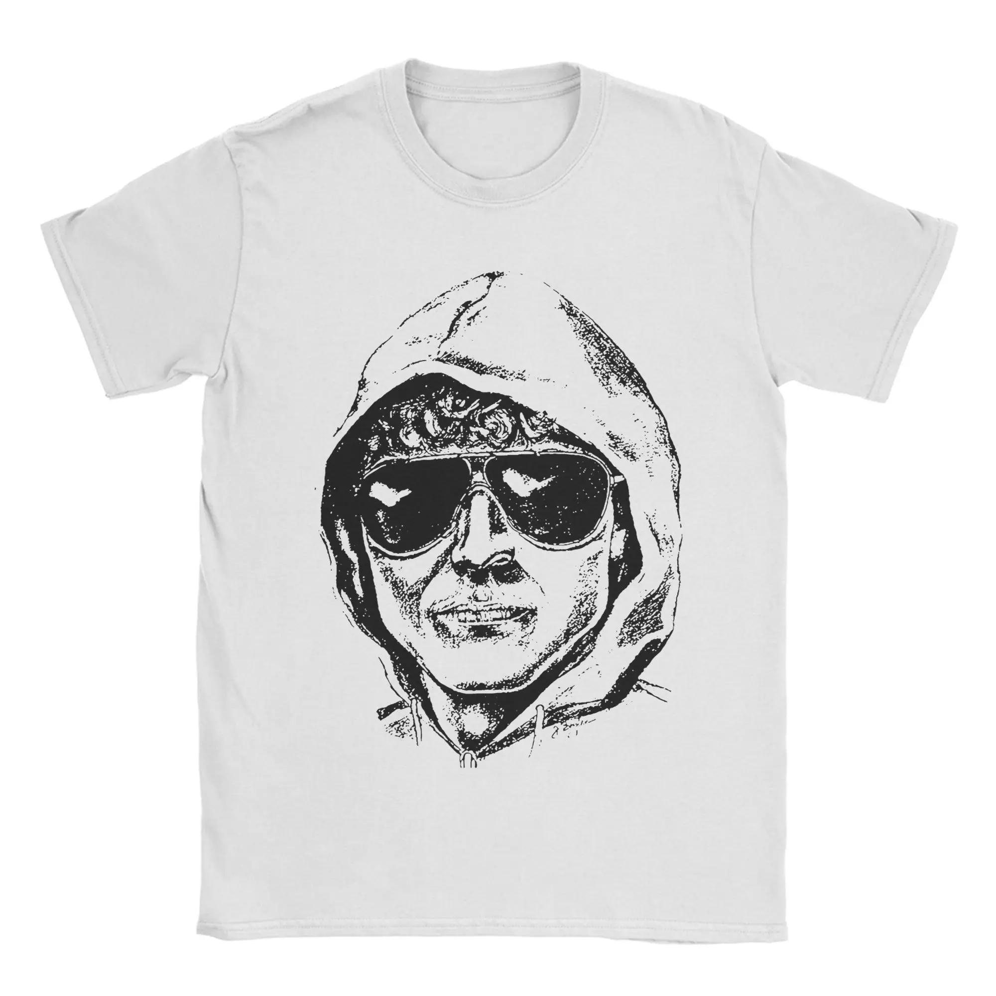 Casual Ted Glasses Cool Unabomber T-Shirt Men Round Neck Cotton T Shirts Ted Kaczynski Short Sleeve Tee Shirt Plus Size Clothing