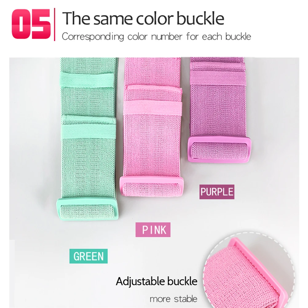 

Yoga Hip Elastic Band Medium Resistance Green Adjustable Non-Slip Resistance Band for Hip Thrusts Squats Warm Up