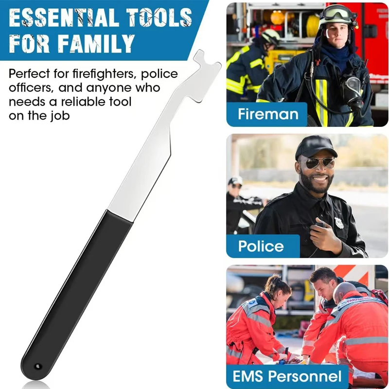 1PC Multipurpose Leverage Tool Firefighting Tools Multipurpose Leverage Tool Spring Steel Pry Tool Spring Steel Pry Bar