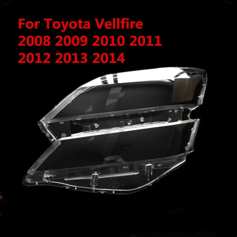 

HTTCY For Toyota Vellfire 2008 2009 2010 2011 2012 2013 2014 Car Headlight Shell Headlight cover Headlamp Lens Headlight Glass