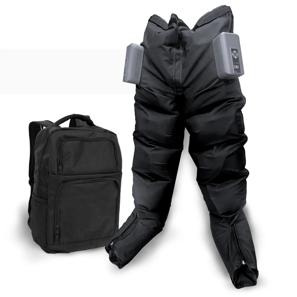 

Удобные для пользователя портативные беспроводные компрессионные ботинки, брюки для восстановления для спортсменов, массаж ног, живота, терапия после тренировки