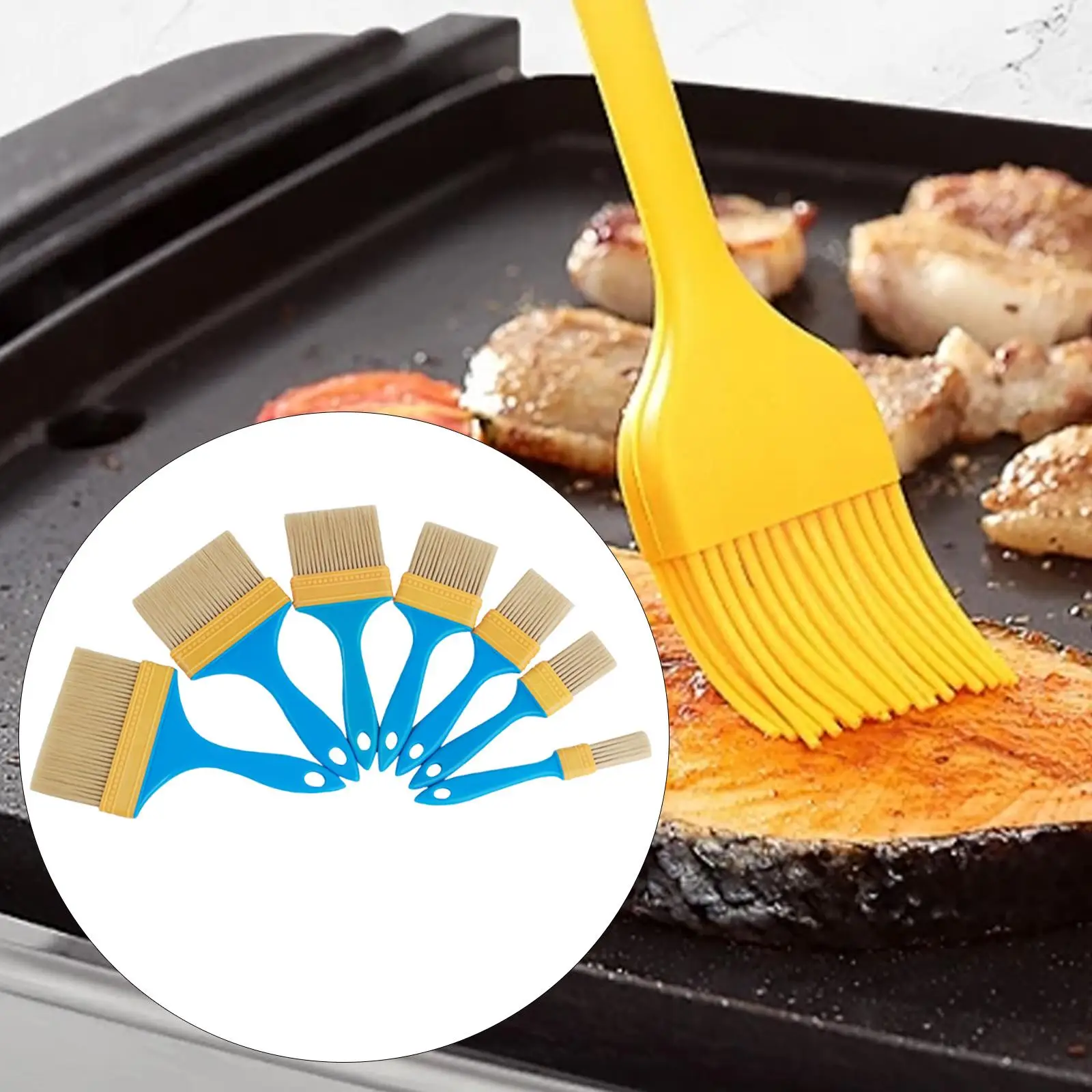 

Набор кистей для рисования, 7 шт., кисть для пятен, кисть для чипсов, многофункциональные кисти для рисования, инструмент для рисования для акварельных красок, клеи, лак, поделки