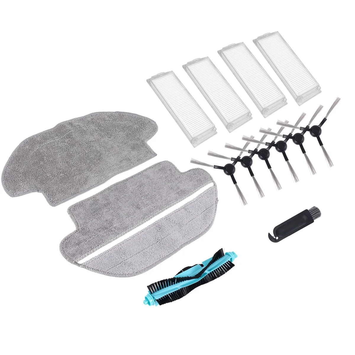 A66T فرشاة الخرق الأسطوانة فلتر HEPA ل Xiaomi Mop P Viomi V2 Pro V3 SE V-RVCLM21B اكسسوارات جهاز آلي لتنظيف الأتربة أجزاء