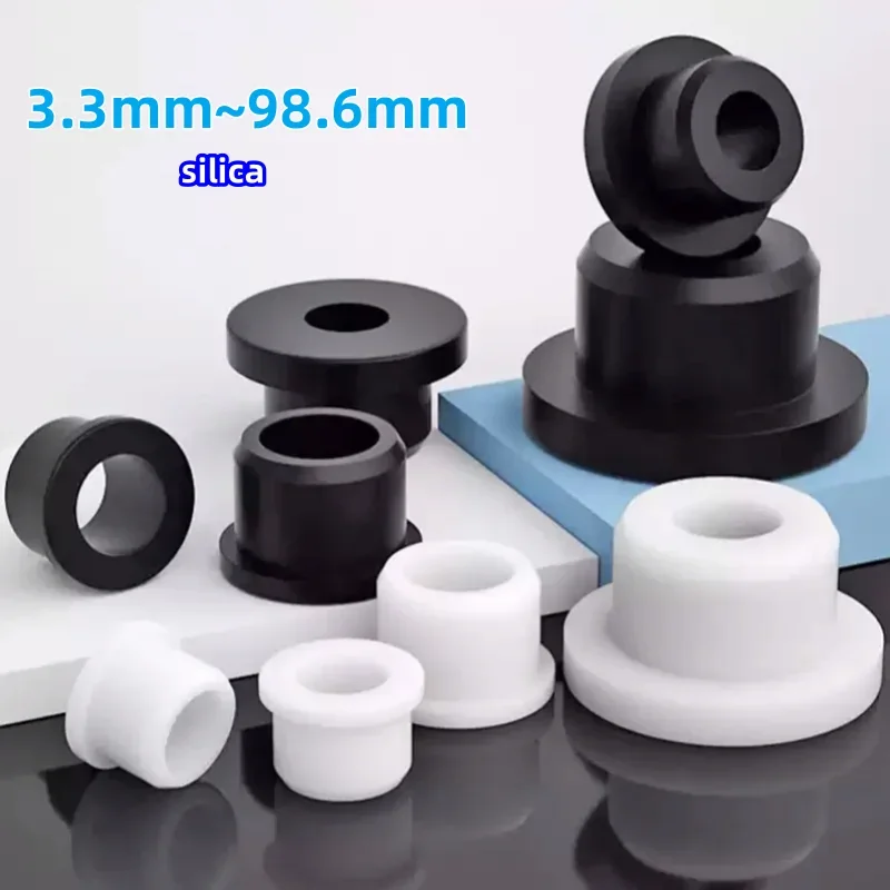 Hole Plug 33mm to 98.6mm Round Hollow Silicone Rubber Grommet Wire Cable Wiring Protect Bushes O-rings Sealed Gasket