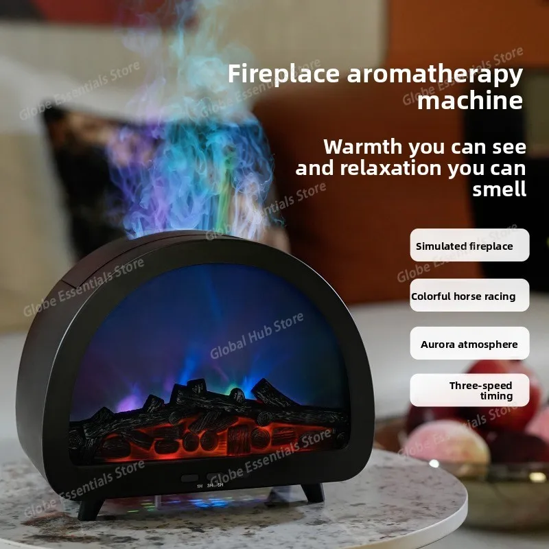 Aroma Essential Oil Diffuser Humidifier 200ML Ultrasonic Cool Mist 12-Color Changing Night Light with Remote for Home Use