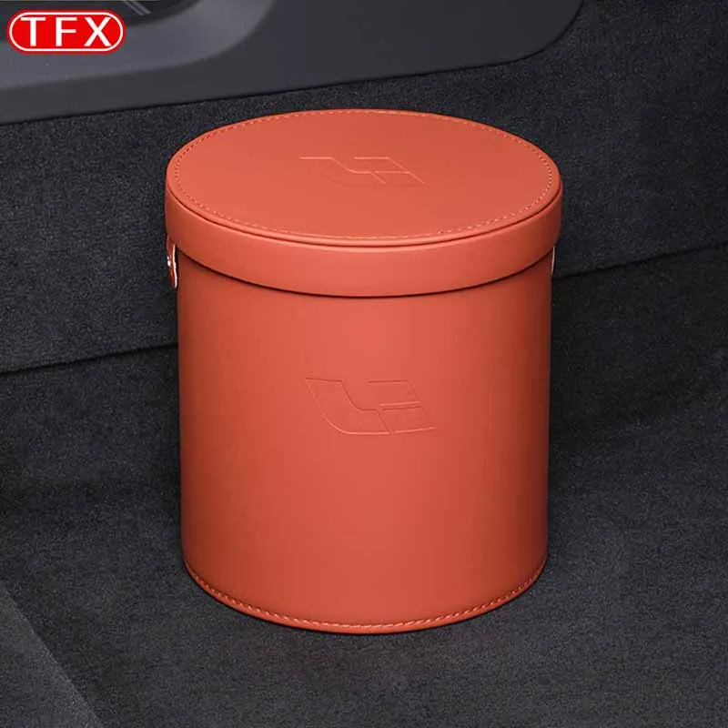 For Lixiang Li L9 L8 L7 Car Styling Garbage Can Storage Bucket Storage Box Interior Decorations Change Auto Modified Accessories 4