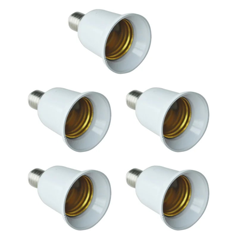 AT29-5X E14 To E27 Extend Base LED CFL Light Bulb Lamp Adapter Converter Screw Socket