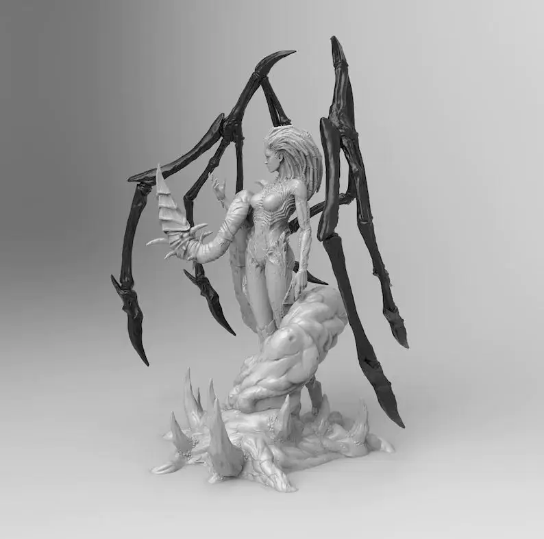 ミニチュア樹脂フィギュア,3D印刷機,75mm,50mm,組み立てられていないキット