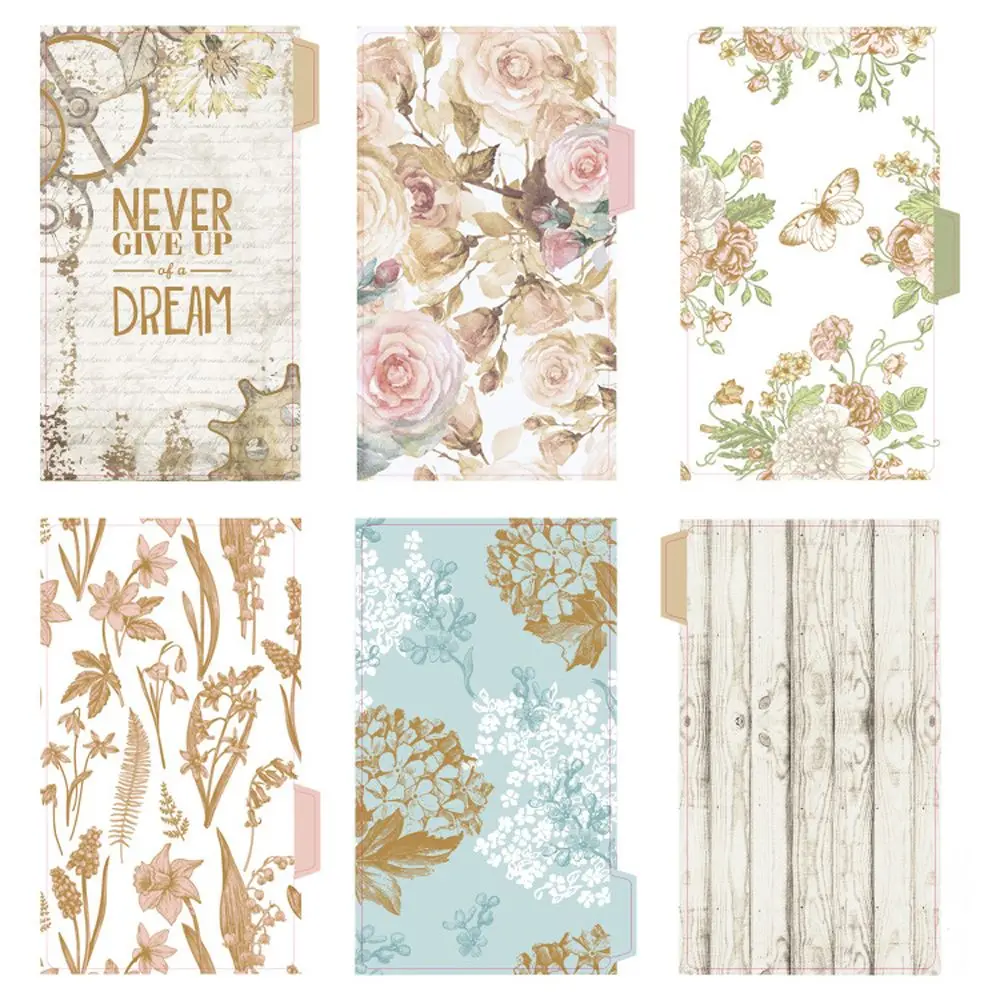 Planner Notebook Binders 6-Ring Binder Binder Index Page Binder Index Dividers Binder Indexing Cards Loose Leaf Separator Page