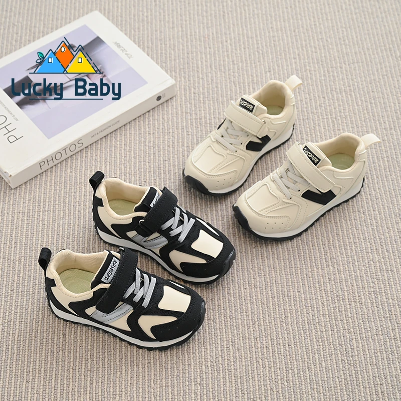 

Детская повседневная обувь для мальчиков и девочек, осень 202, нескользящая спортивная обувь для малышей, универсальная шикарная удобная школьная белая обувь для детей 4-6 лет