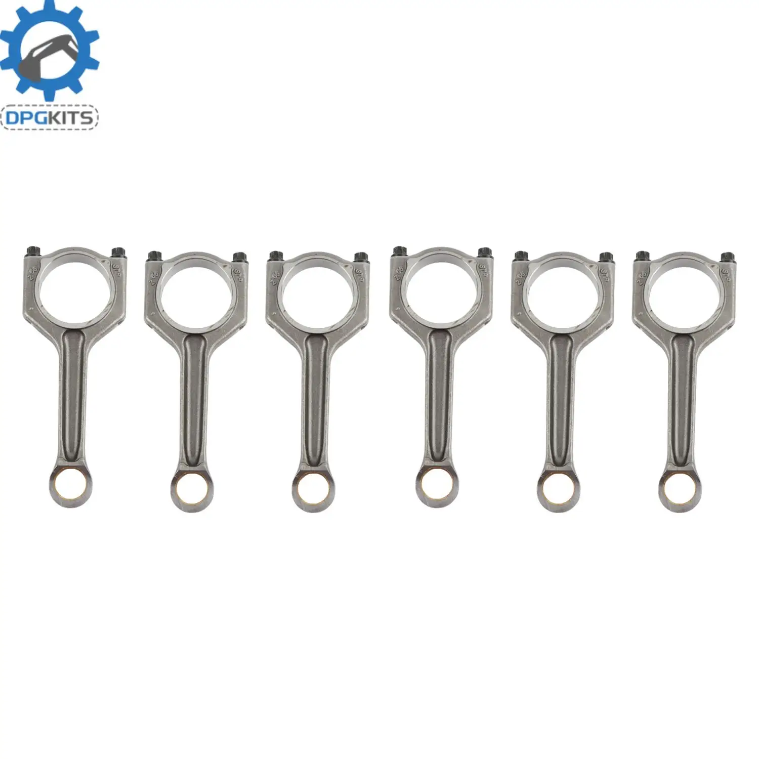 6pcs 11247624615 Connecting Rod For BMW F30 F10 35i 40i M2 M3 M4 3.0L Turbo L6 N55 S55 Engine With 1 Year Warranty