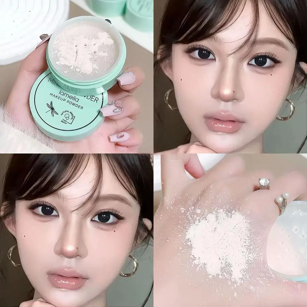 Mineralisches Loses Puder, Mattierendes Transparentes Fixierpuder für Ölige Haut, Ölkontrolle, Weiches Mattes Finish Gesichts-Losepuder – Detail 9