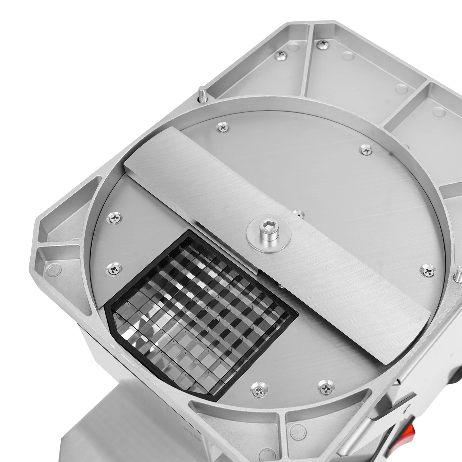 ماكينة تقطيع الفواكه والخضروات الأوتوماتيكية بقدرة 100 وات مع 3 سكاكين شبكية للتكعيب