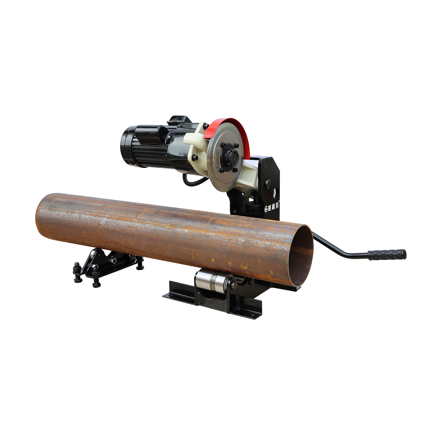 8 Inch Steel Pipe Cutting Machine Hydraulic Pipe Cutter for GI Stainless Tubes CE