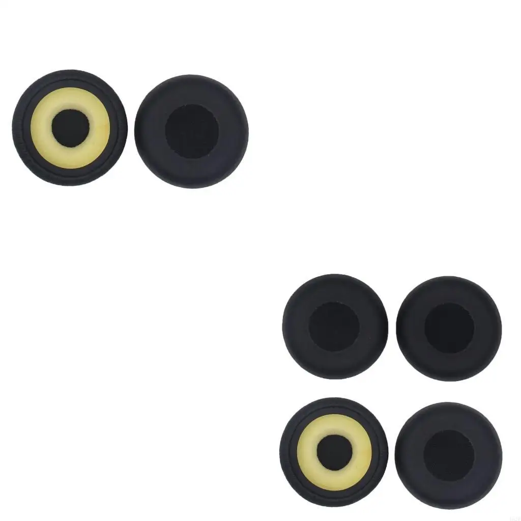 462E 2 pièces oreillettes coussinets housse d'écouteurs pour Evolve 75 75 + 65 65 + casques