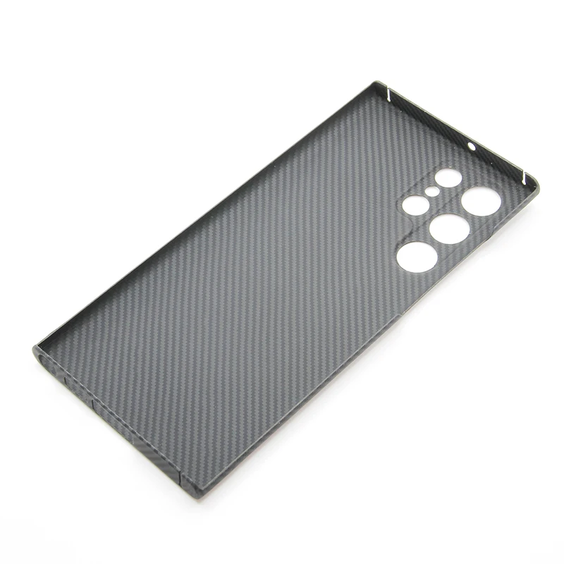 Case for Samsung S22 Ultra Ultrathin 600D Real Carbon Fiber Aramid Anti-explosion Cell Mobile Phone Protective Cover Shell