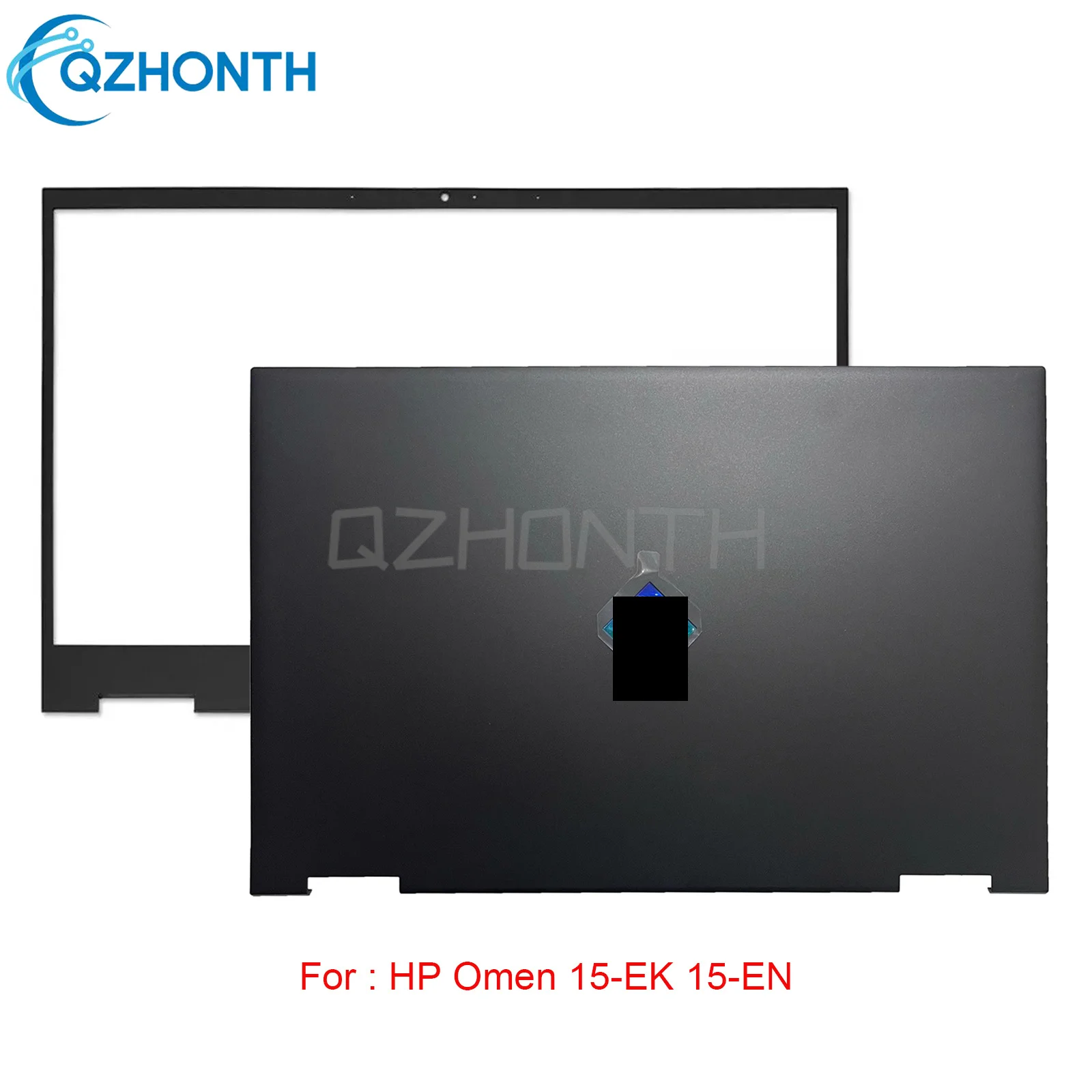 New LCD Back Cover / Front Bezel For HP Omen 15-EK 15-EN TPN-Q236 TPN-Q238 (Black) L98721-001 L99532-001 15.6