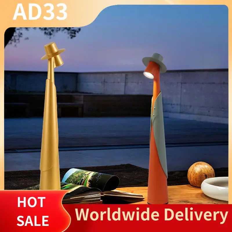 

Top Deals Night Light Table Lamp Atmosphere Lamp High Foot Living Room Restaurant Portable Charging Table Lamp