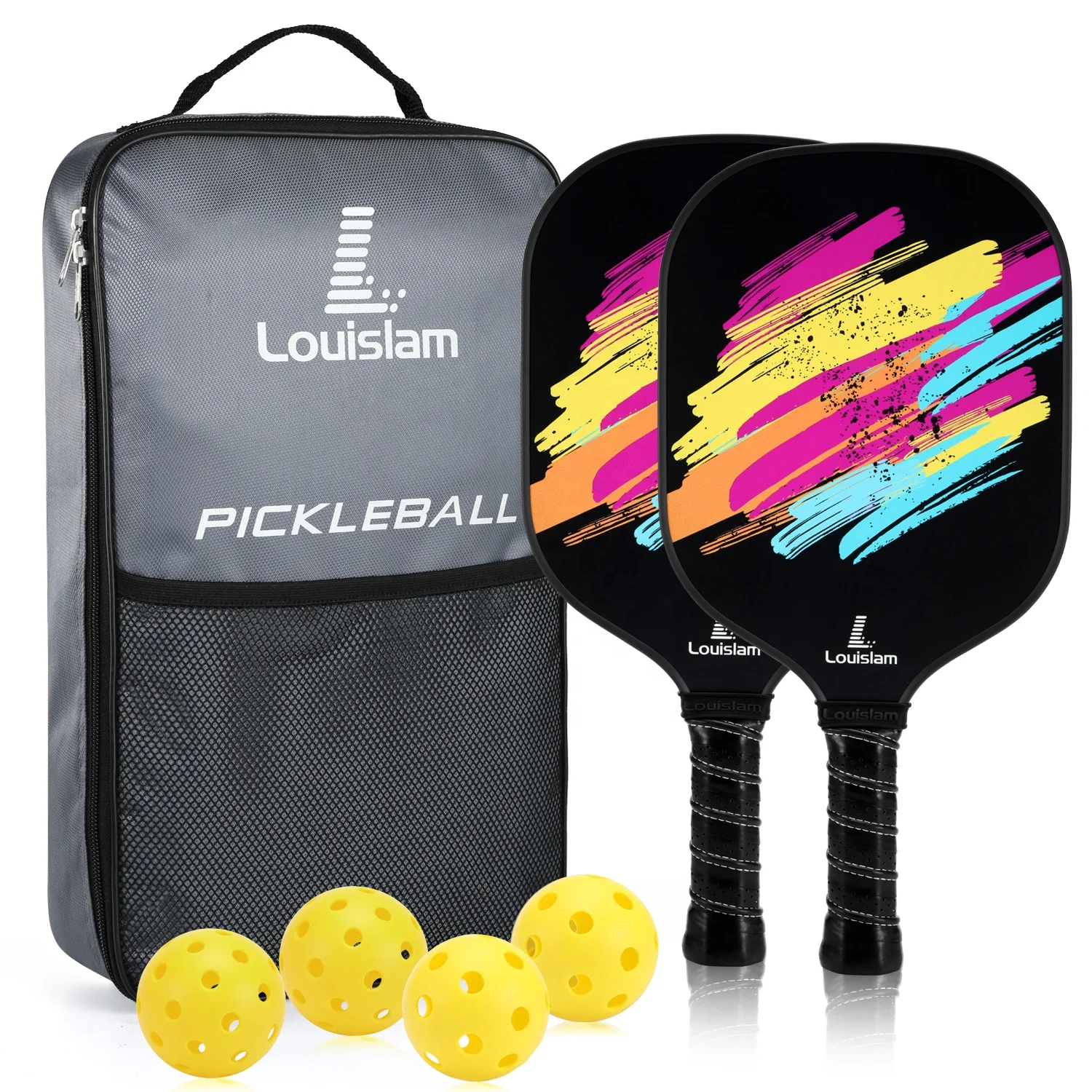 

Outdoor Leather Ball Racket Usapa Pickleball Paddle Polymer Honeycomb Core Paddle