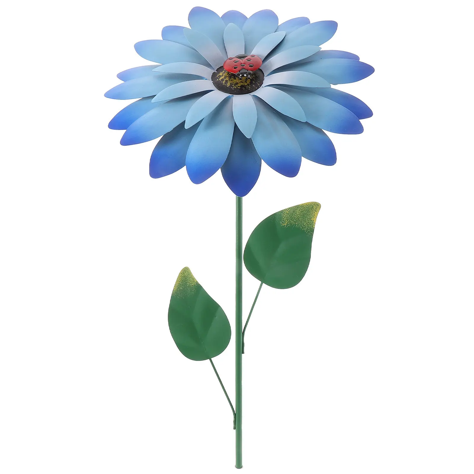 Iron Sunflower Garden Decoration Compact Metal Flower Lawn Sign Outdoor Garden Stakes Yard Decor Spring Outdoor Decoration