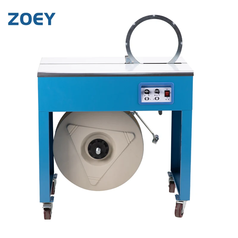ZOEY MH-TDM-00 Electric Strapping Machine Semi Automatic Cylindrical On Strapping Machines For PP Band Box Wrapping Tools