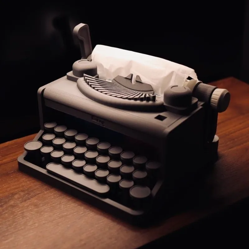 Creative typewriter modeling carton tissue creative gift function storage decorative desktop decoration practical