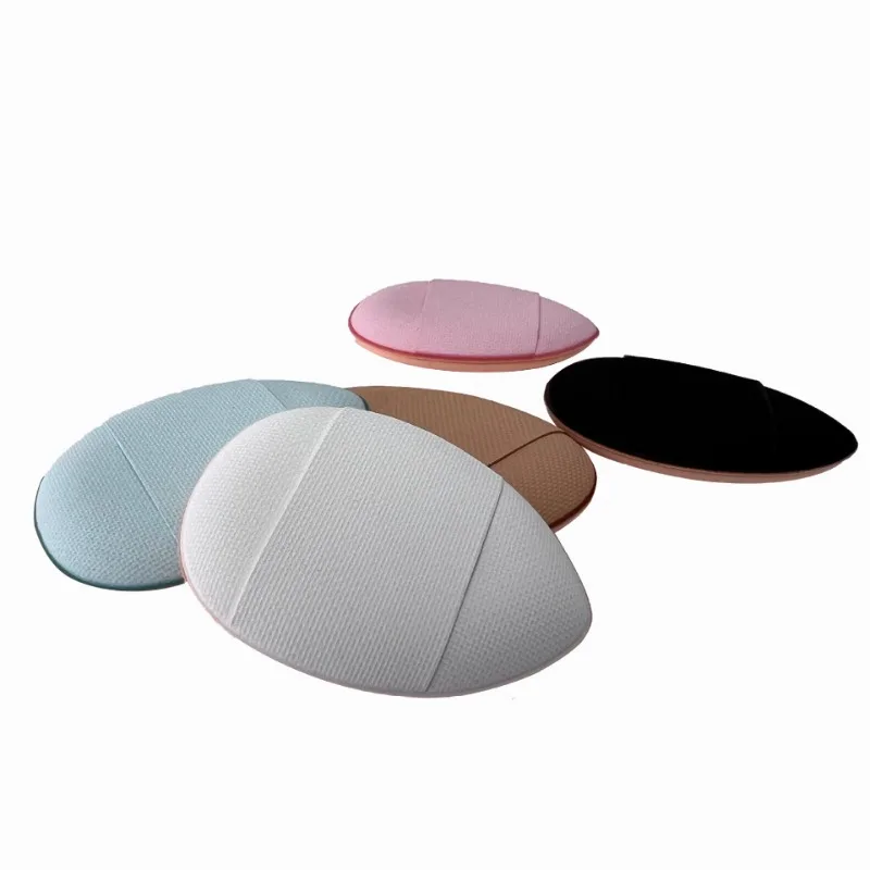 100 pçs/lote mini dedo puff fundação pequena almofada de ar em pó esponja rosto corretivo bb creme aplicador ferramentas maquiagem atacado