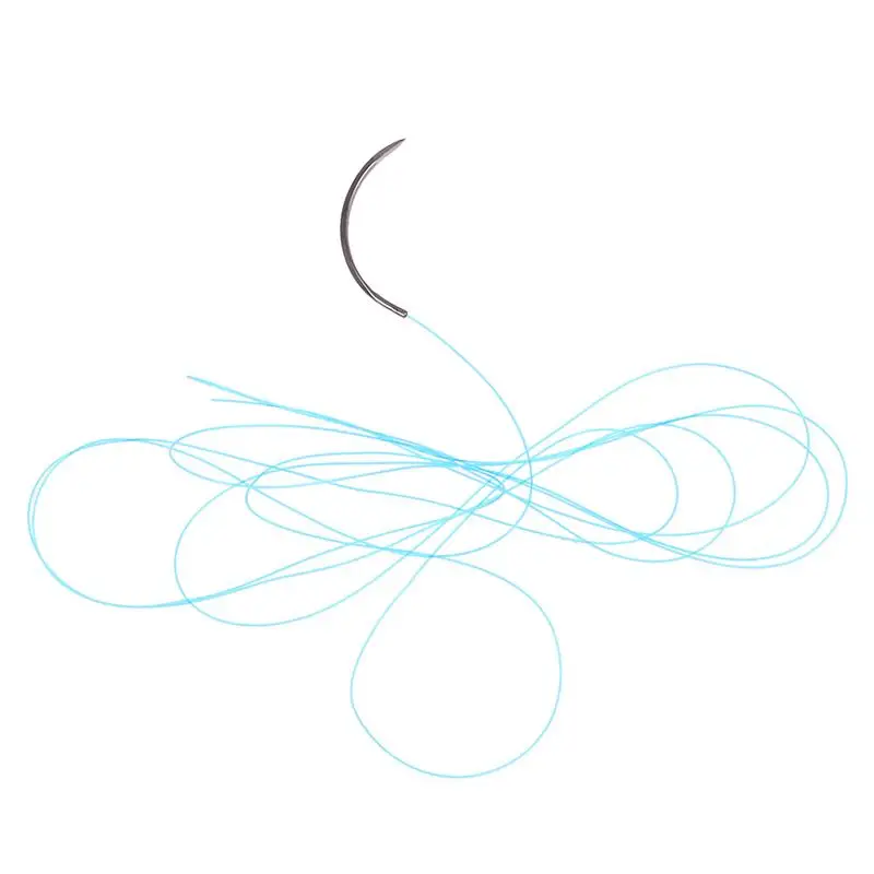 

20 шт., обучающая игольная шовная нить для студентов-медиков, нейлоновая моноволоконная нить, набор для практики швов, обучающие демонстрационные упражнения