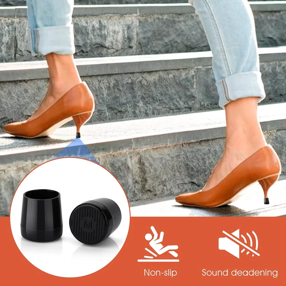 50 Pairs/set High Heel Protectors Anti-slip Heel Stoppers Heel Repair Caps Covers Perfect for Outdoor Grass Wedding Party Events