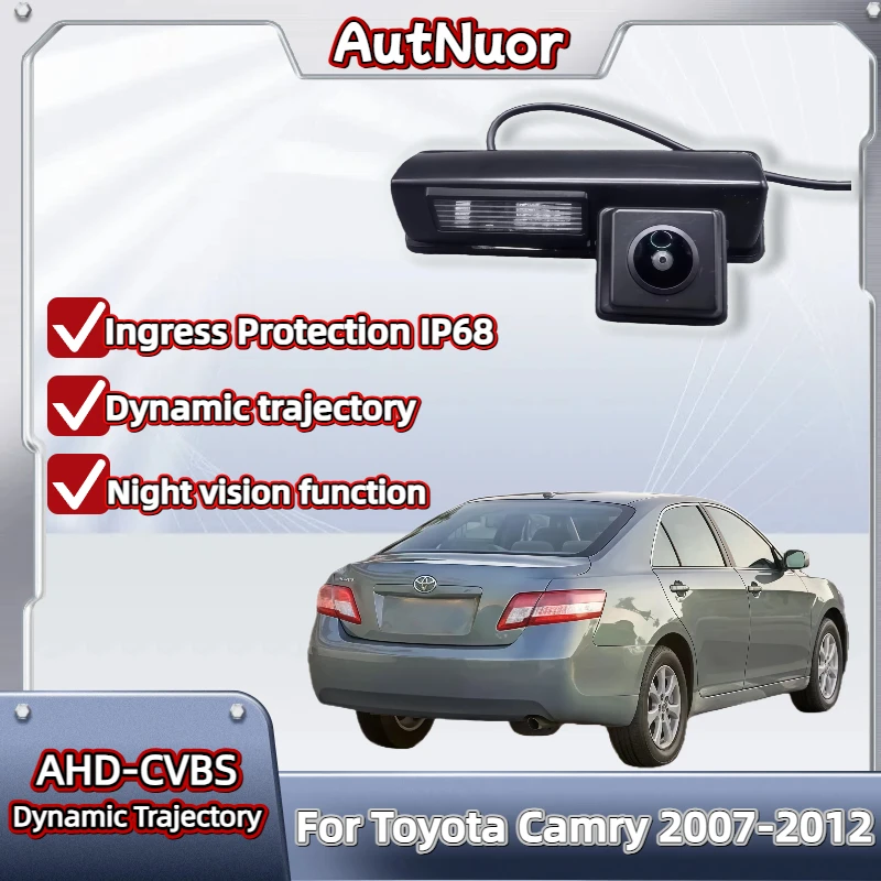 

Камера заднего вида с ручкой багажника для Toyota Camry 2007-2012 CCD ночного видения, камера заднего вида, резервная парковочная камера