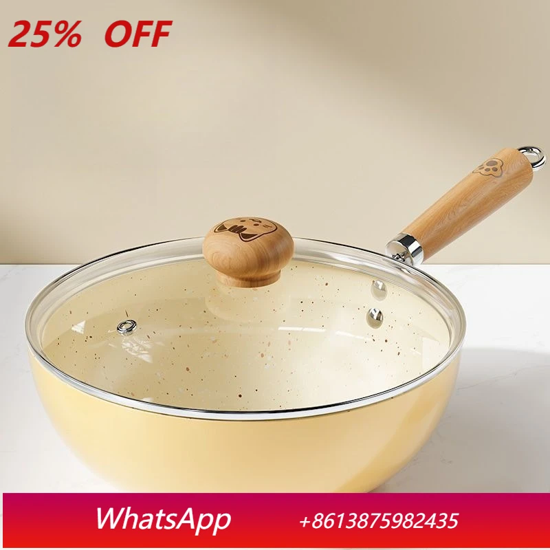 

LTT Ceramic Glazed Stir Fry Pot Household Gas Stove Induction Cooker Universal Fried Egg Small Pot