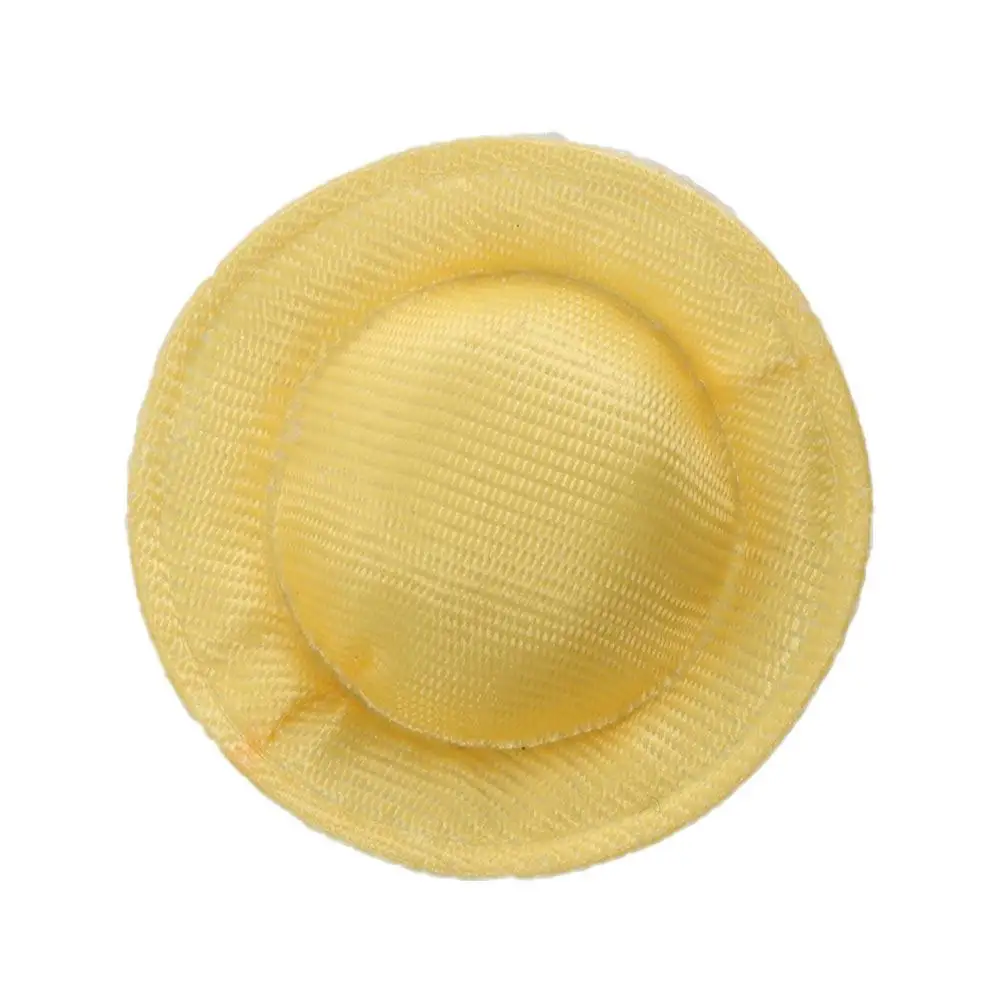 10 Uds. De algodón de estilos mixtos, gorro pequeño, Mini sombrero de algodón de colores mezclados, manualidades DIY, adorno para casa, piezas para el hogar