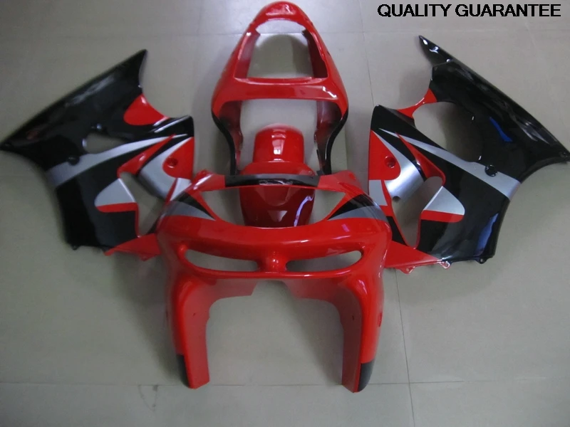 

Full Fairing Kit Fit For Kawasaki ZX6R 1998 1999 NINJA ZX-6R 98 99 Silver Red Black High Grade Fairings Set AS8
