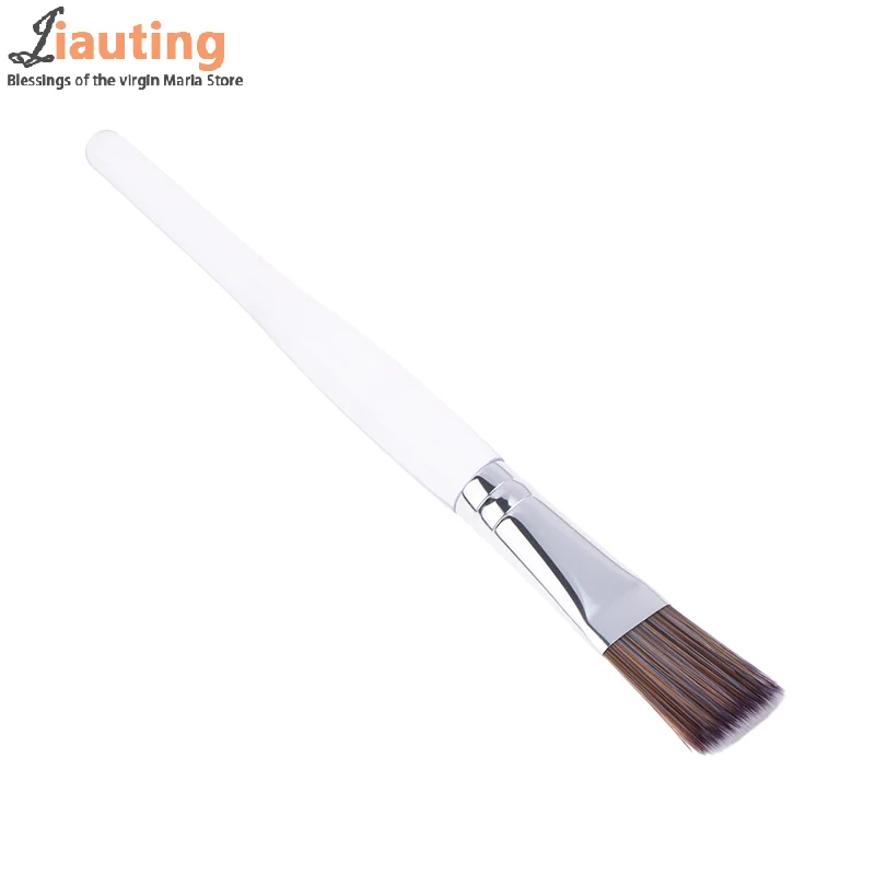 Spazzola per la pulizia del viso Spazzola per il lavaggio del massaggio del viso per capelli morbidi Spazzola per maschera per il viso Strumento portatile per la cura della pelle