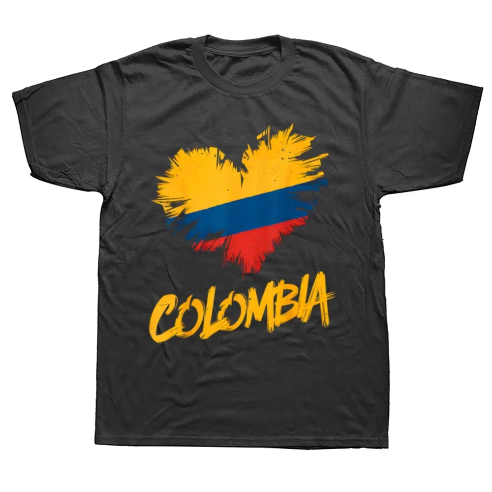 Colombia Heart Flag Keep Calm Camiseta Mujer Colombian Tshirt Hip Hop Cotton Men Tops Tees Fashionable Family T Shirt